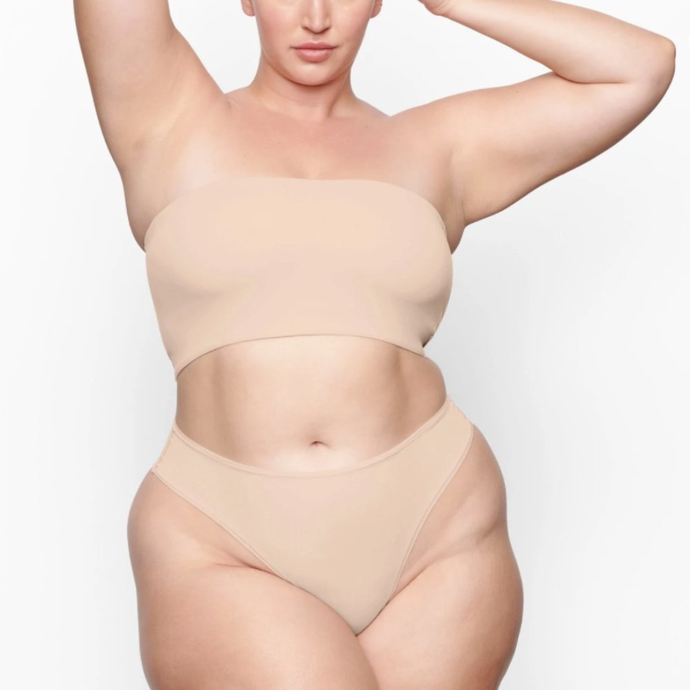 NWT SKIMS Fits Everybody Bandeau Bra In Mica